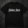 Hidden Heat Essential Tee black streetwear T-shirt front view
